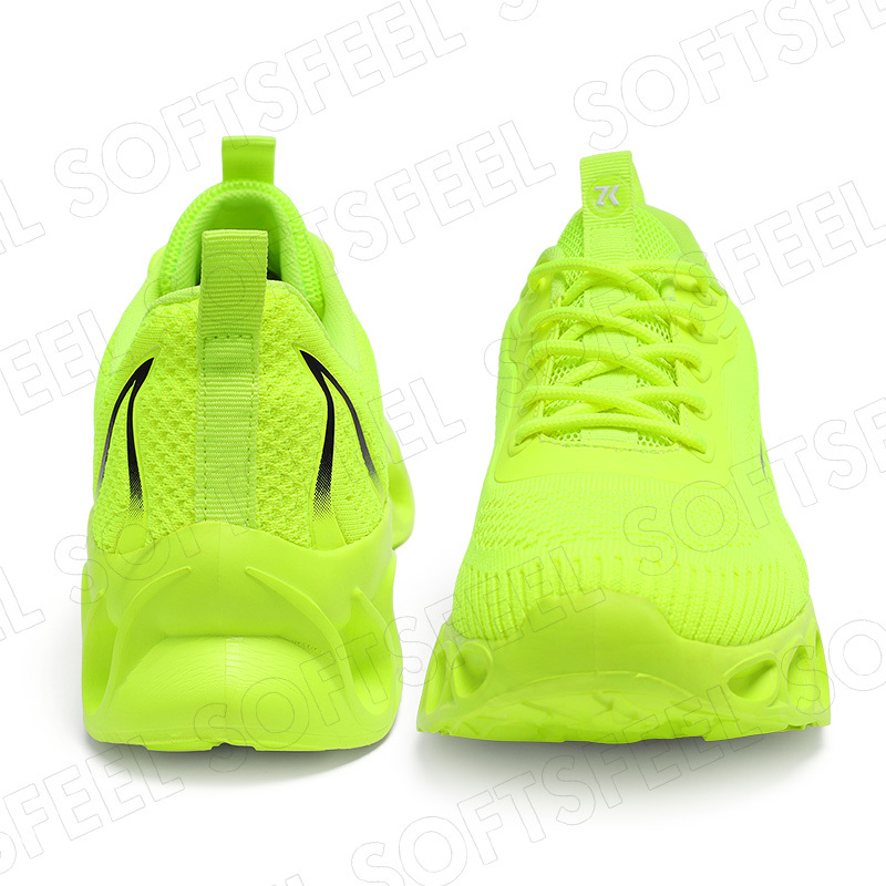 Softsfeel Men's Relieve Foot Pain Perfect Walking Shoes - Fluorescent Green-SOFTSFEEL