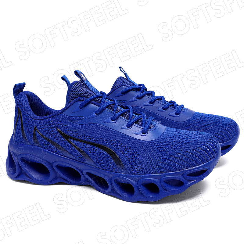 Softsfeel Women's Relieve Foot Pain Perfect Walking Shoes - Blue-SOFTSFEEL