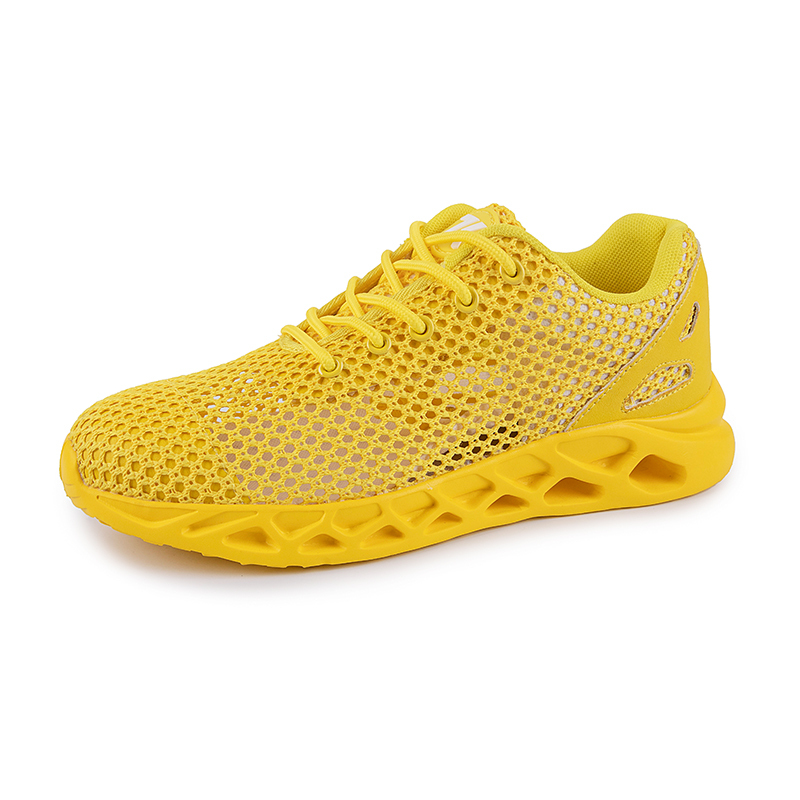 Softsfeel Women's Relieve Foot Pain Perfect Cushioning Walking Shoes - Yellow-SOFTSFEEL