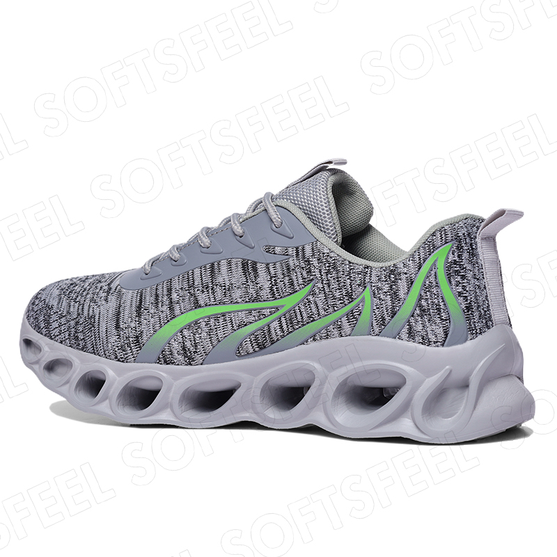 Softsfeel Women's Relieve Foot Pain Perfect Walking Shoes - Gray-SOFTSFEEL