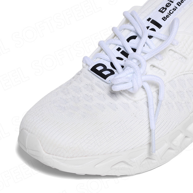 Softsfeel Men's AirCushion Shoes - White-SOFTSFEEL