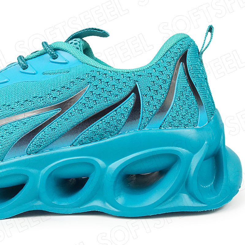 Softsfeel Men's Relieve Foot Pain Perfect Walking Shoes - Lake Blue-SOFTSFEEL