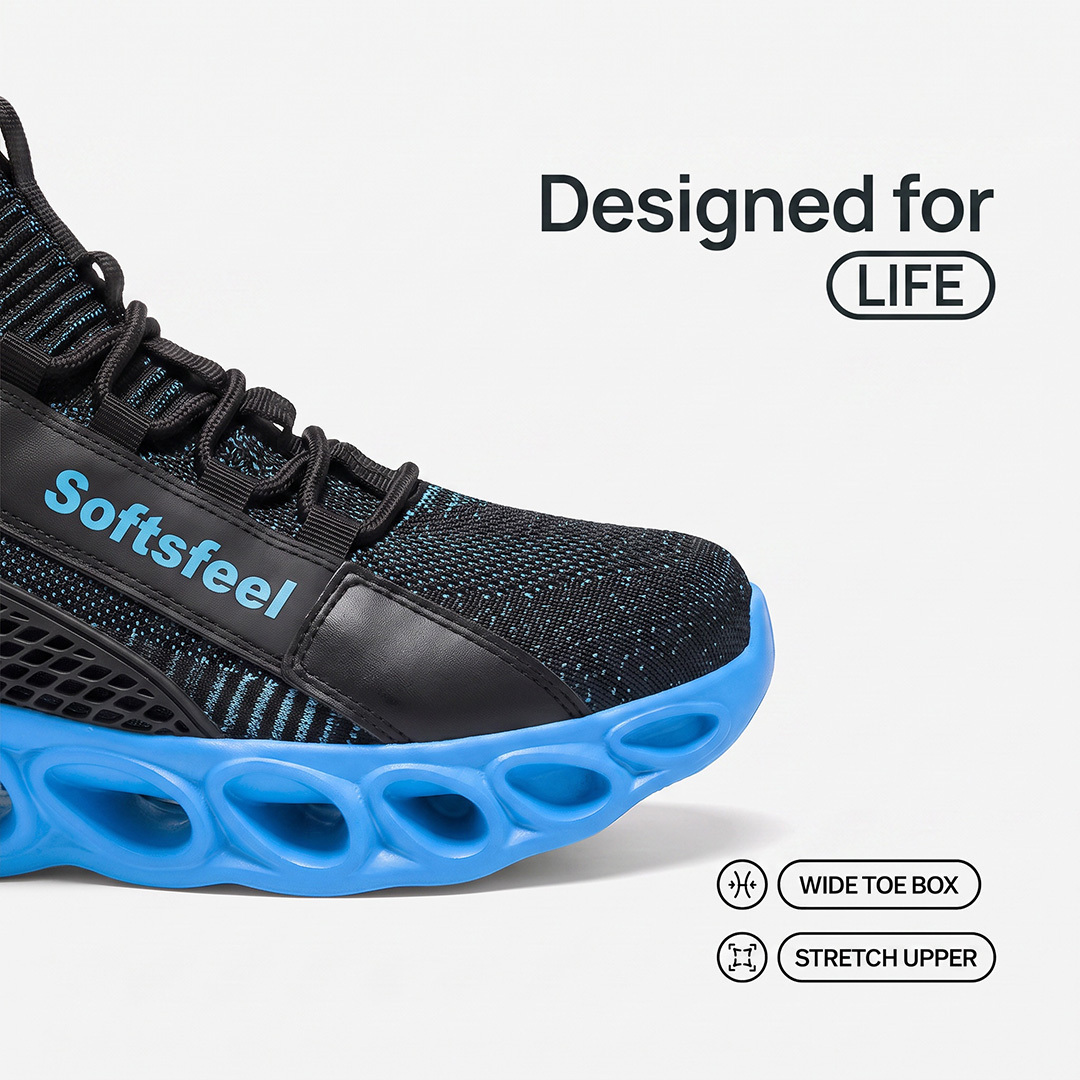 Men's Cloud Wanderer V7 - Black Blue