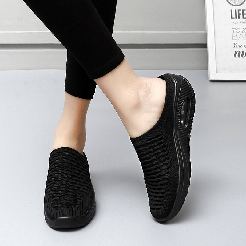 Softsfeel Women's Relieve Foot Pain Perfect Walking Sandals - Black-SOFTSFEEL