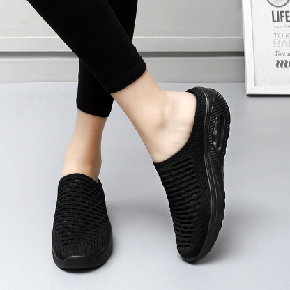 Softsfeel Women's Relieve Foot Pain Perfect Walking Sandals - Black-SOFTSFEEL