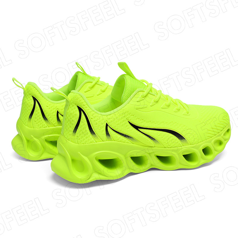 Softsfeel Relieve Foot Pain Perfect Walking Shoes - Fluorescent Green-SOFTSFEEL