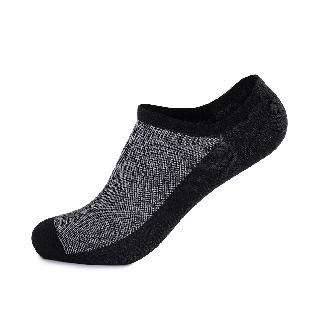 Men's No Show Socks, 3-Pack Bundle-SOFTSFEEL