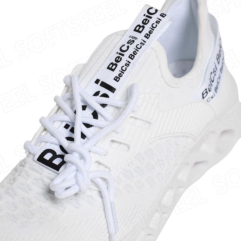 Softsfeel Men's AirCushion Shoes - White-SOFTSFEEL