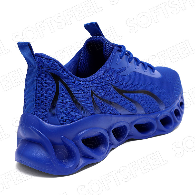 Softsfeel Women's Relieve Foot Pain Perfect Walking Shoes - Blue-SOFTSFEEL