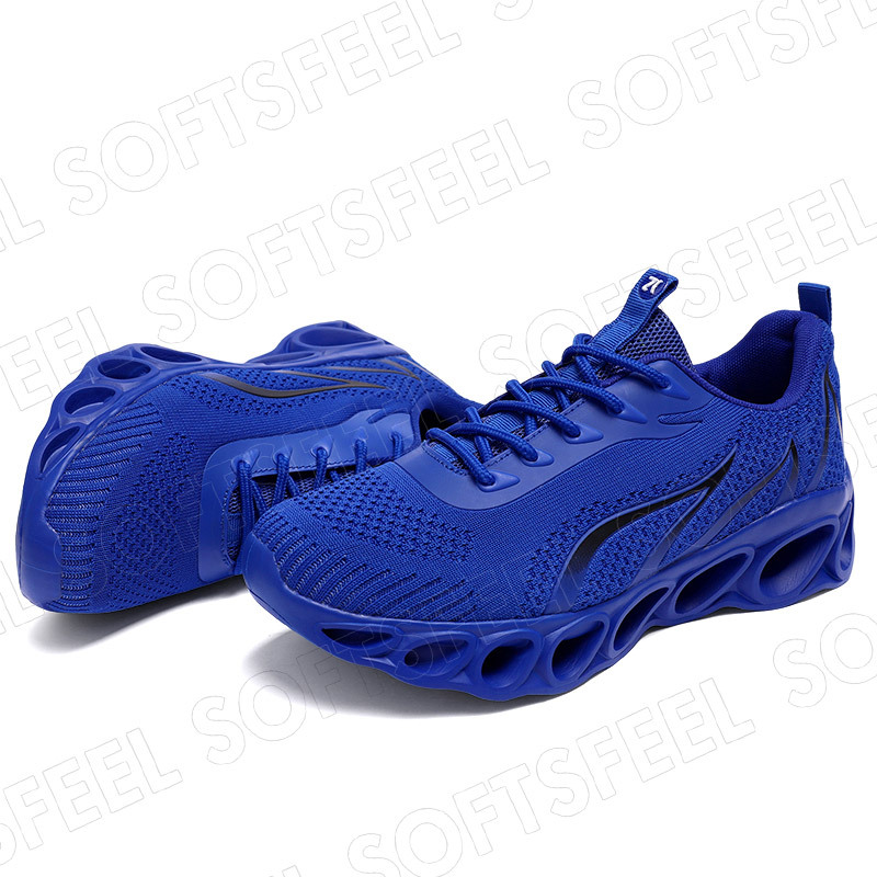 Softsfeel Women's Relieve Foot Pain Perfect Walking Shoes - Blue-SOFTSFEEL