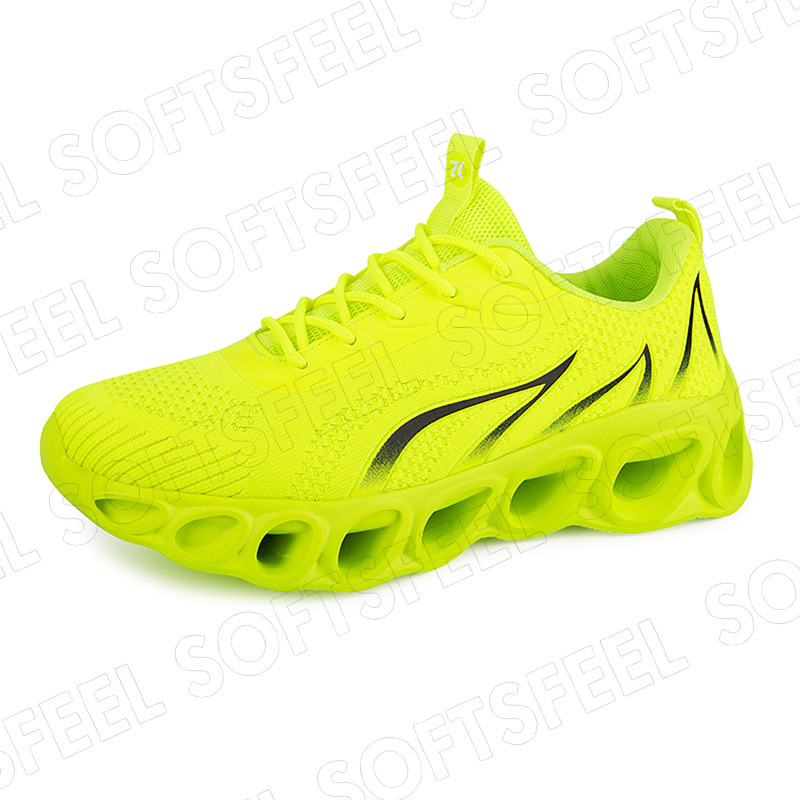Softsfeel Relieve Foot Pain Perfect Walking Shoes - Fluorescent Green-SOFTSFEEL