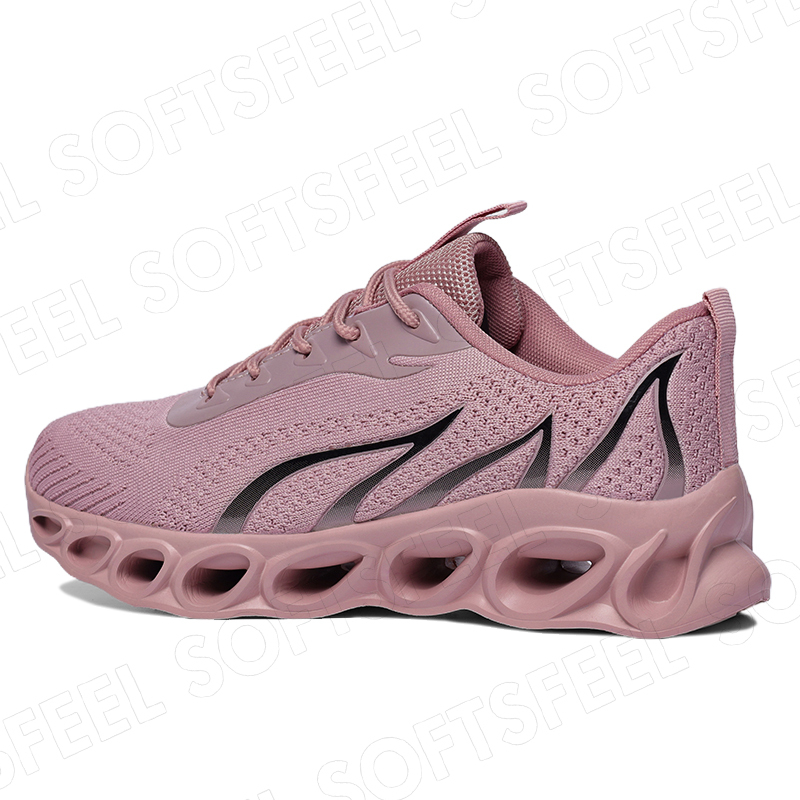 Softsfeel Men's Relieve Foot Pain Perfect Walking Shoes - Pink Black-SOFTSFEEL