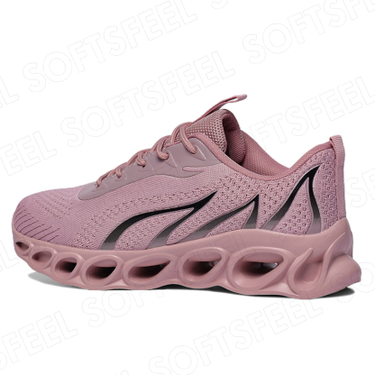 Softsfeel Relieve Foot Pain Perfect Walking Shoes - Pink Black-SOFTSFEEL