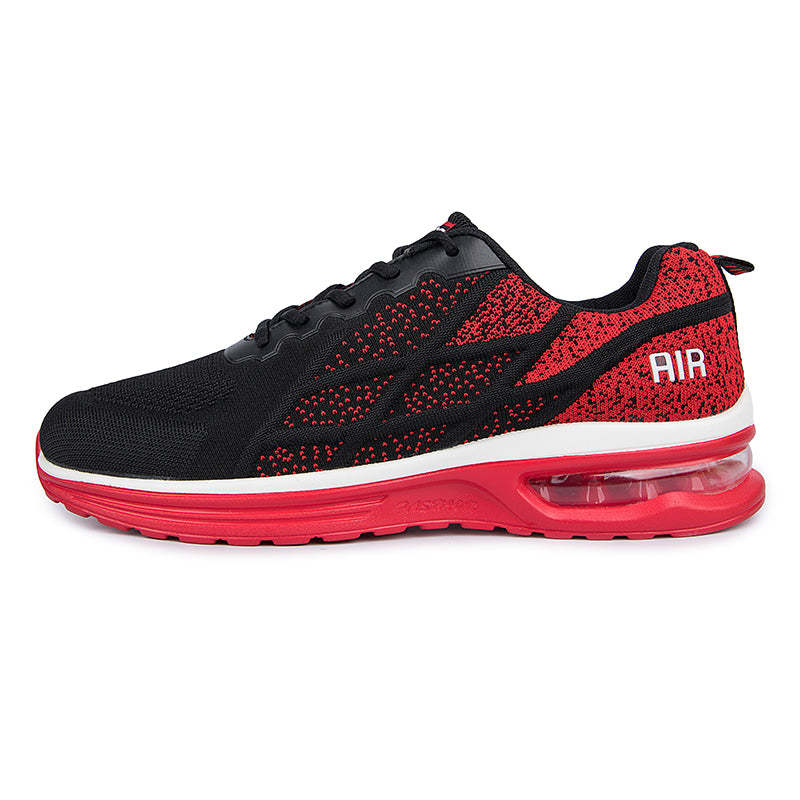 Softsfeel Women's Technology Air Cushion Super Soft Shoes - Black/Red-SOFTSFEEL