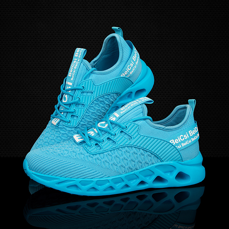 Softsfeel Men's AirCushion Shoes - Lake Blue-SOFTSFEEL