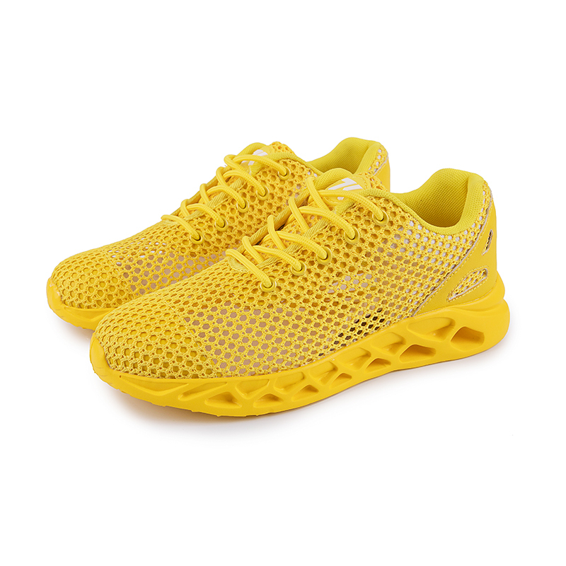 Softsfeel Women's Relieve Foot Pain Perfect Cushioning Walking Shoes - Yellow-SOFTSFEEL