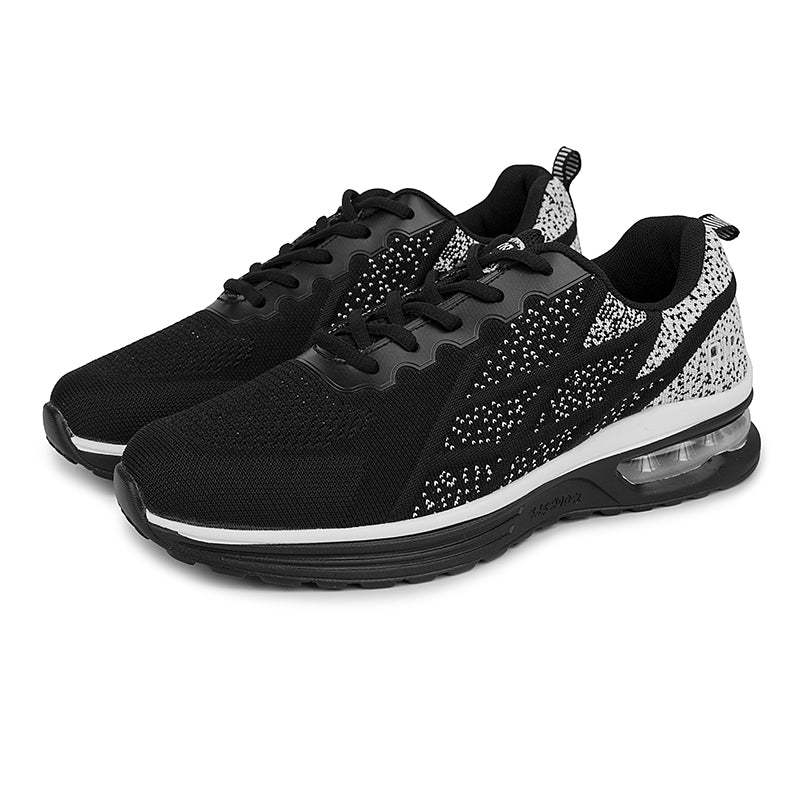 Softsfeel Women's Technology Air Cushion Super Soft Shoes - Black/White-SOFTSFEEL