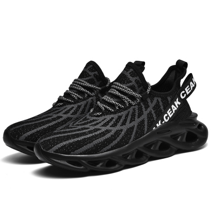 Women's Ortho Stretch Cushion Shoes - Black-SOFTSFEEL