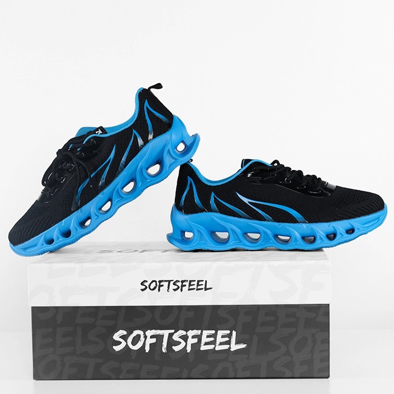 Softsfeel®Relieve Foot Pain Perfect Walking Shoes - Black Blue