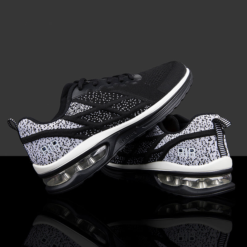 Softsfeel Women's Technology Air Cushion Super Soft Shoes - Black/White-SOFTSFEEL