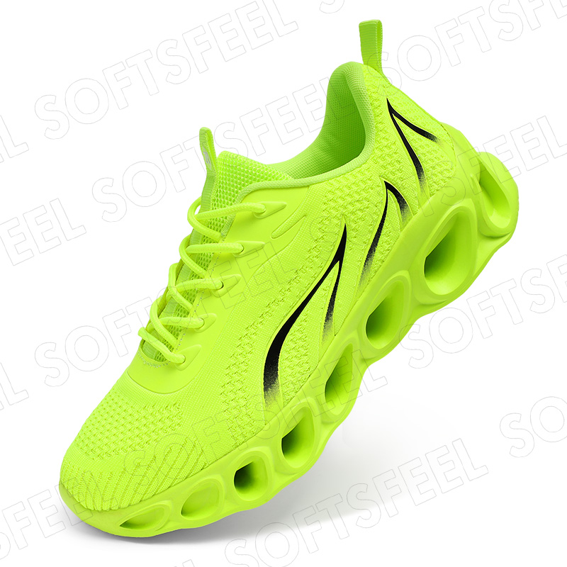 Softsfeel Relieve Foot Pain Perfect Walking Shoes - Fluorescent Green-SOFTSFEEL
