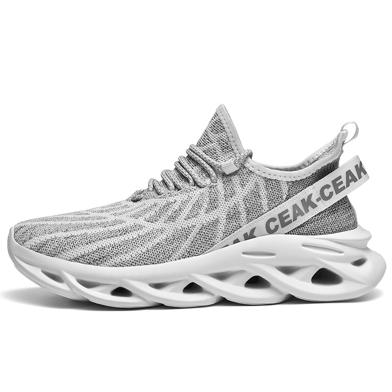 Women's Ortho Stretch Cushion Shoes - Gray-SOFTSFEEL