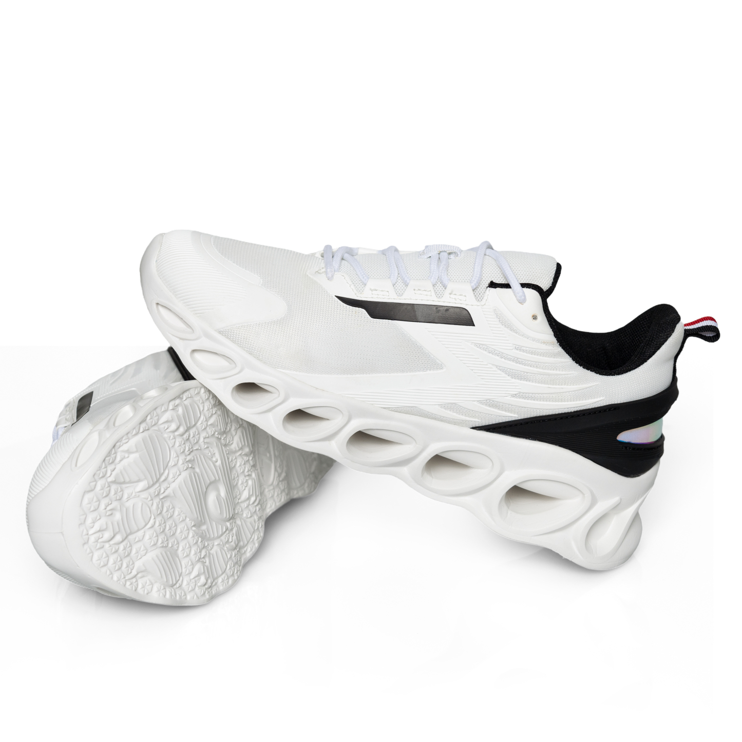 Softsfeel Men's ComfortFlow Shoes - White-SOFTSFEEL