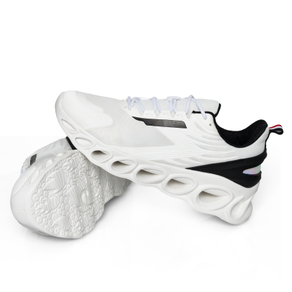 Softsfeel Men's ComfortFlow Shoes - White-SOFTSFEEL