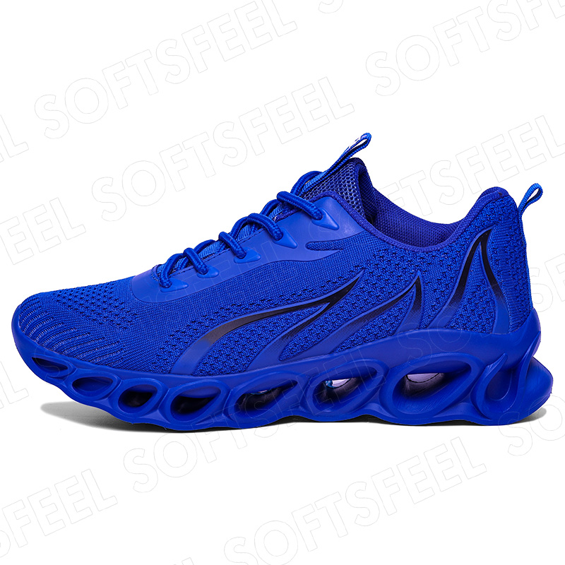 Softsfeel Women's Relieve Foot Pain Perfect Walking Shoes - Blue-SOFTSFEEL