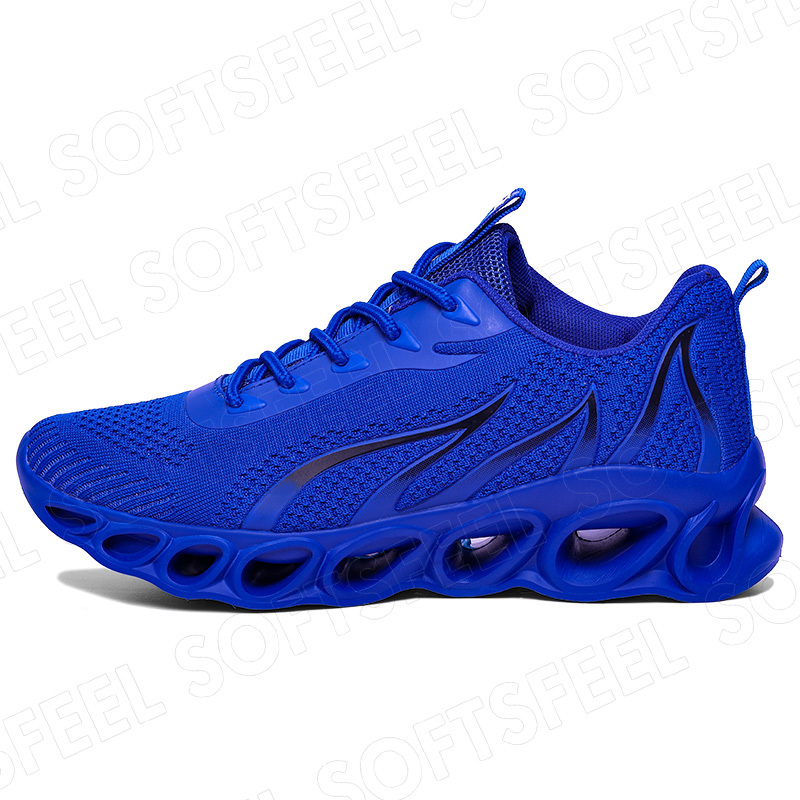 Softsfeel Women's Relieve Foot Pain Perfect Walking Shoes - Blue-SOFTSFEEL