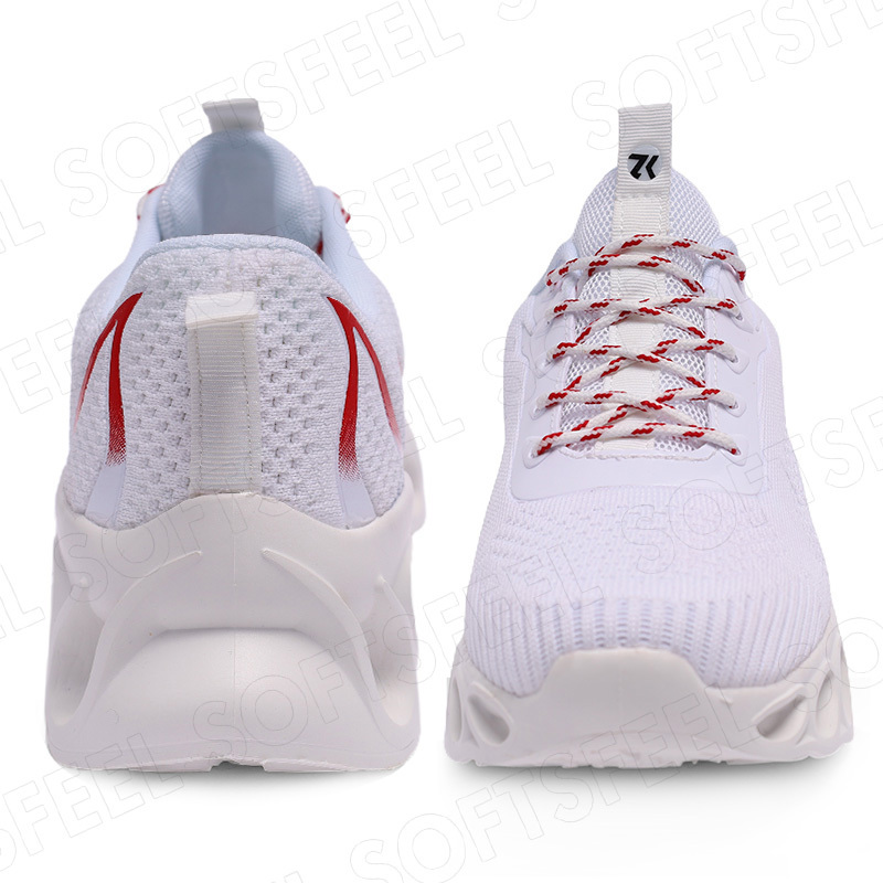 Softsfeel Men's Relieve Foot Pain Perfect Walking Shoes - White-SOFTSFEEL