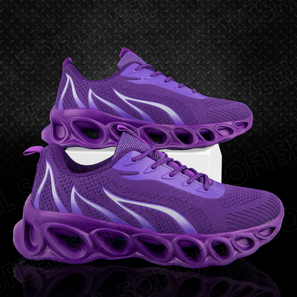 Softsfeel Relieve Foot Pain Perfect Walking Shoes - Purple-SOFTSFEEL