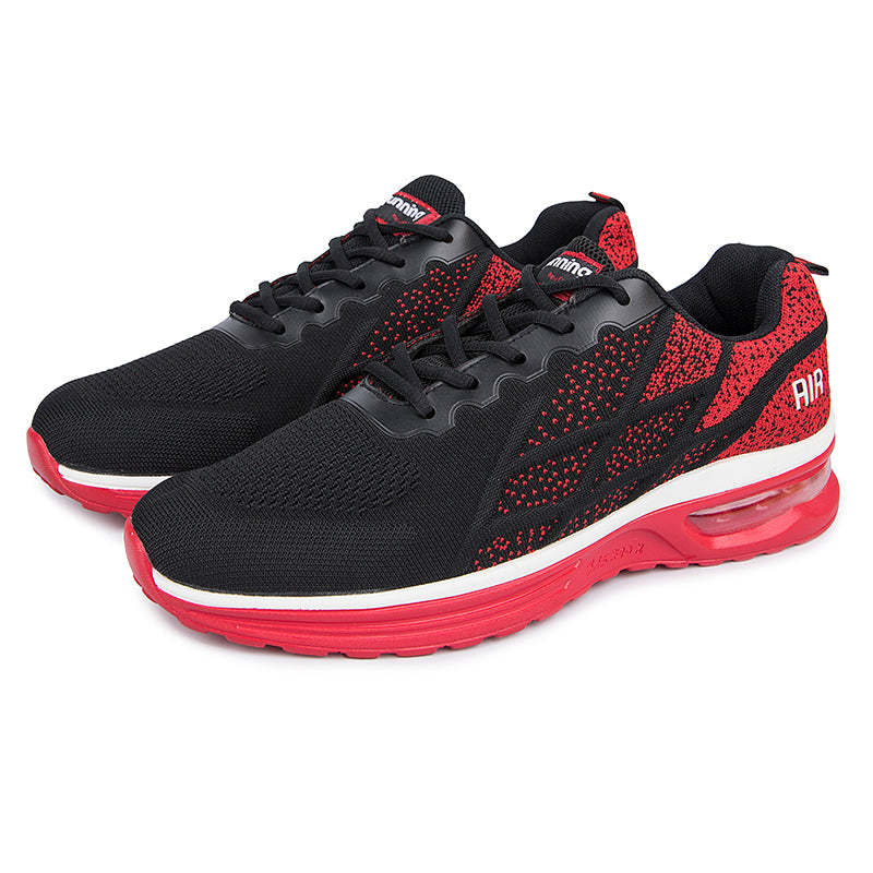 Softsfeel Women's Technology Air Cushion Super Soft Shoes - Black/Red-SOFTSFEEL
