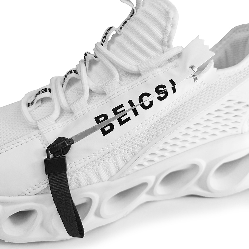 Softsfeel Women's Side-Zip ComfortFit Walking Shoes - White-SOFTSFEEL