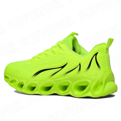 Softsfeel Relieve Foot Pain Perfect Walking Shoes - Fluorescent Green-SOFTSFEEL