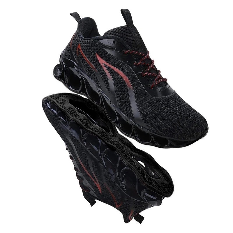 Softsfeel®Relieve Foot Pain Perfect Walking Shoes - Black Red