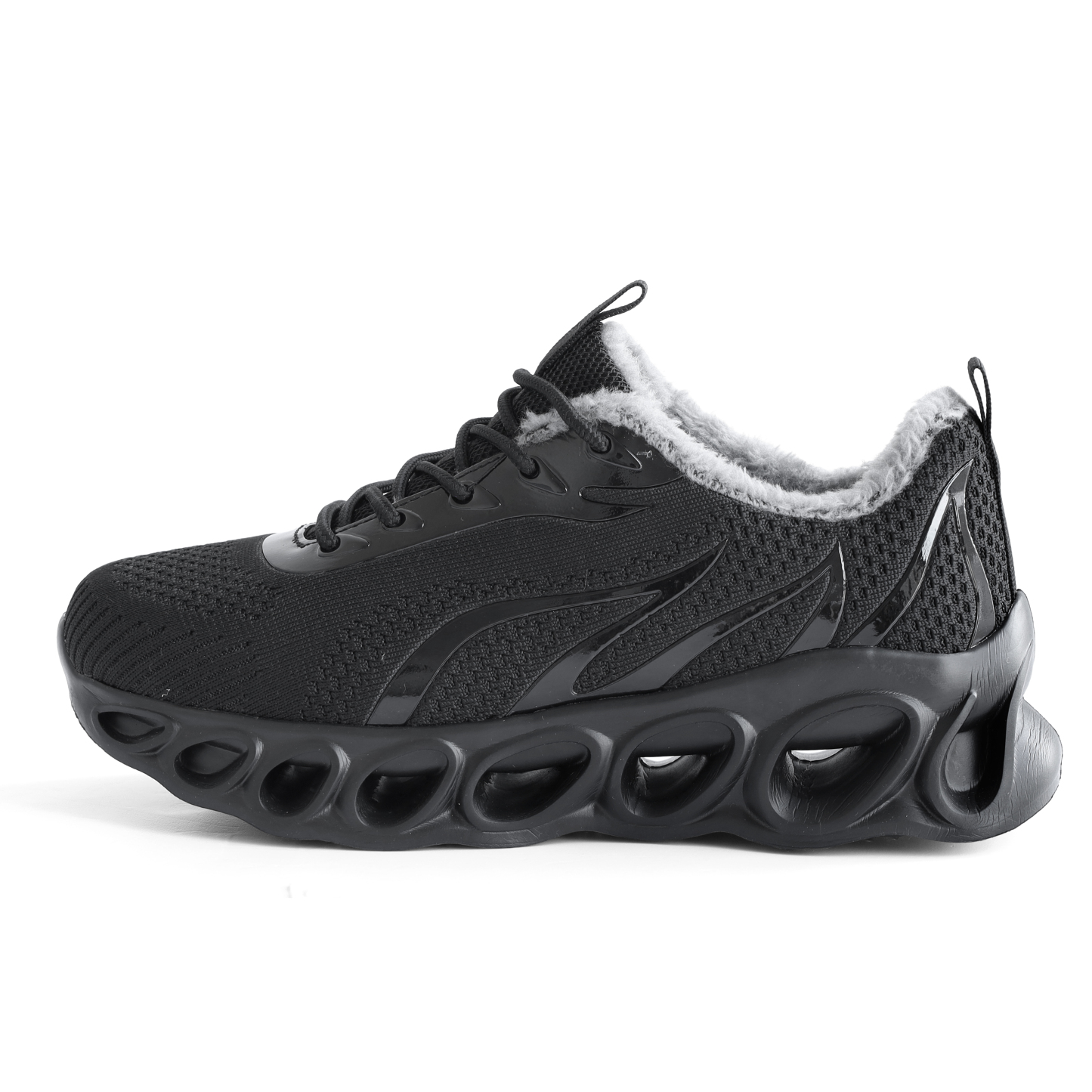 Softsfeel Men's Relieve Foot Pain Perfect Walking Shoes - Black-SOFTSFEEL