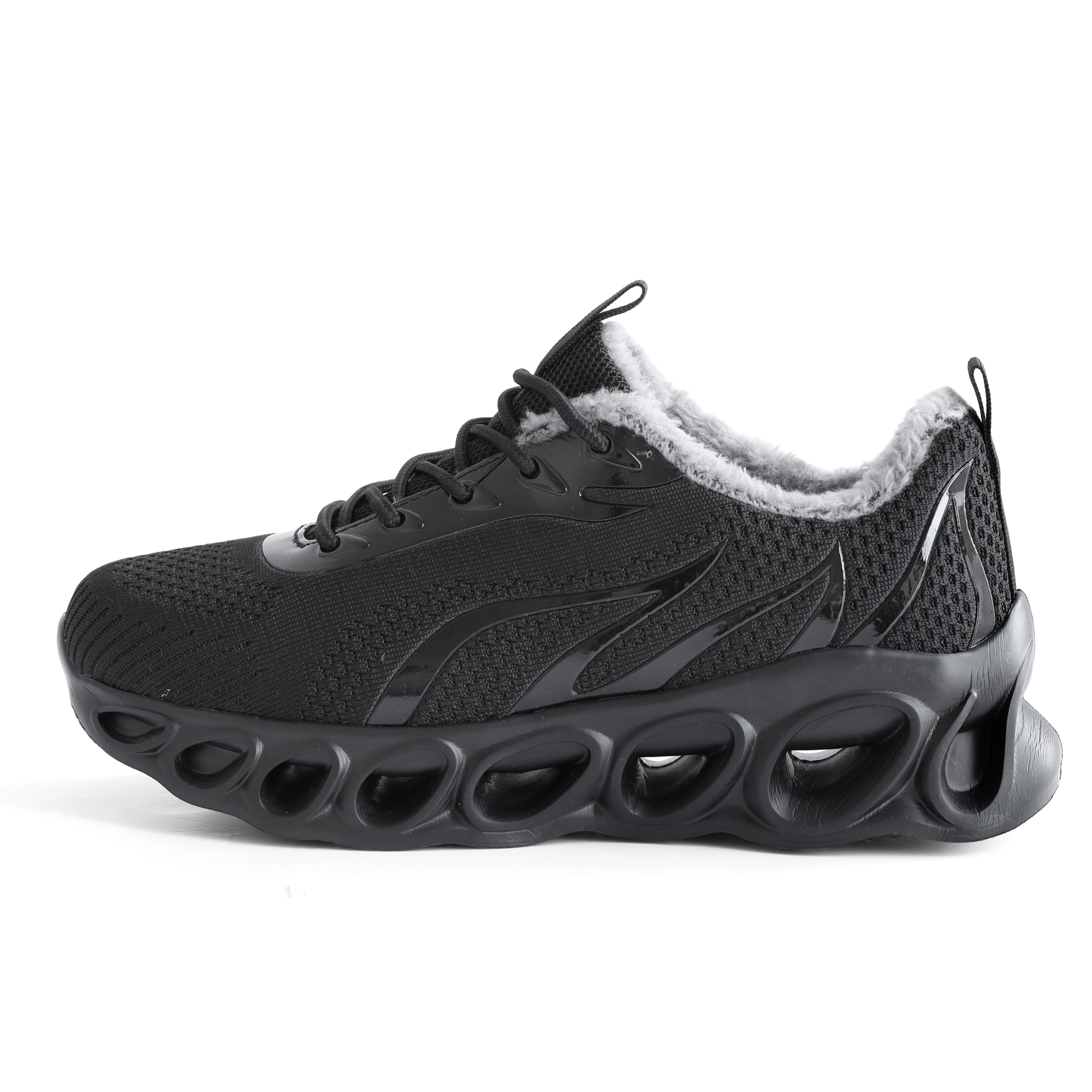 Softsfeel Men's Relieve Foot Pain Perfect Walking Shoes - Black-SOFTSFEEL