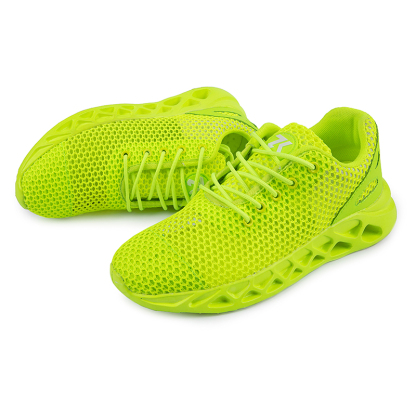 Softsfeel Men's Relieve Foot Pain Perfect Cushioning Walking Shoes-Neon Green-SOFTSFEEL
