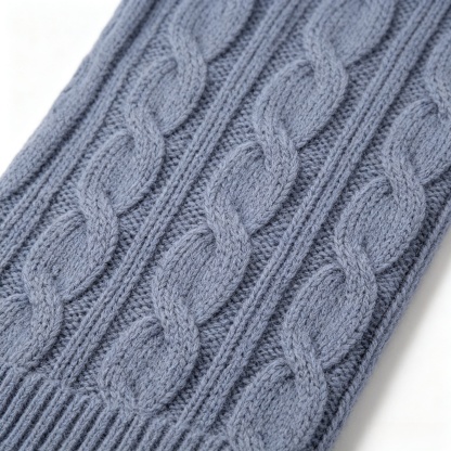 Adjustable high-neck short-sleeve knit top