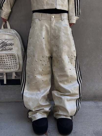 “POLAR” WHITE LEATHER SET