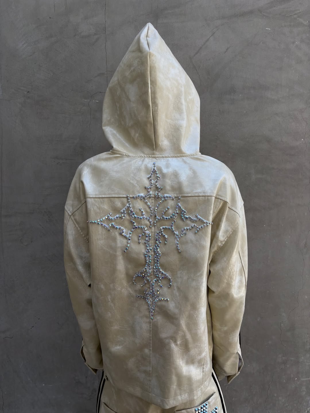 “POLAR” WHITE LEATHER SET