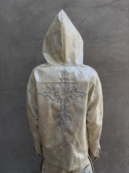 “POLAR” WHITE LEATHER SET