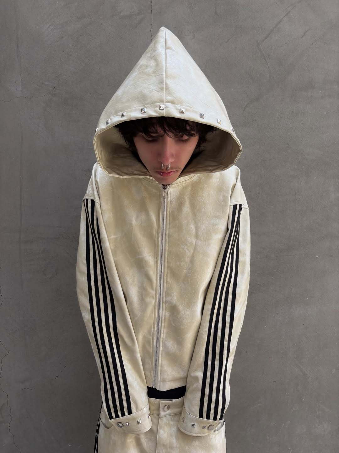 “POLAR” WHITE LEATHER SET