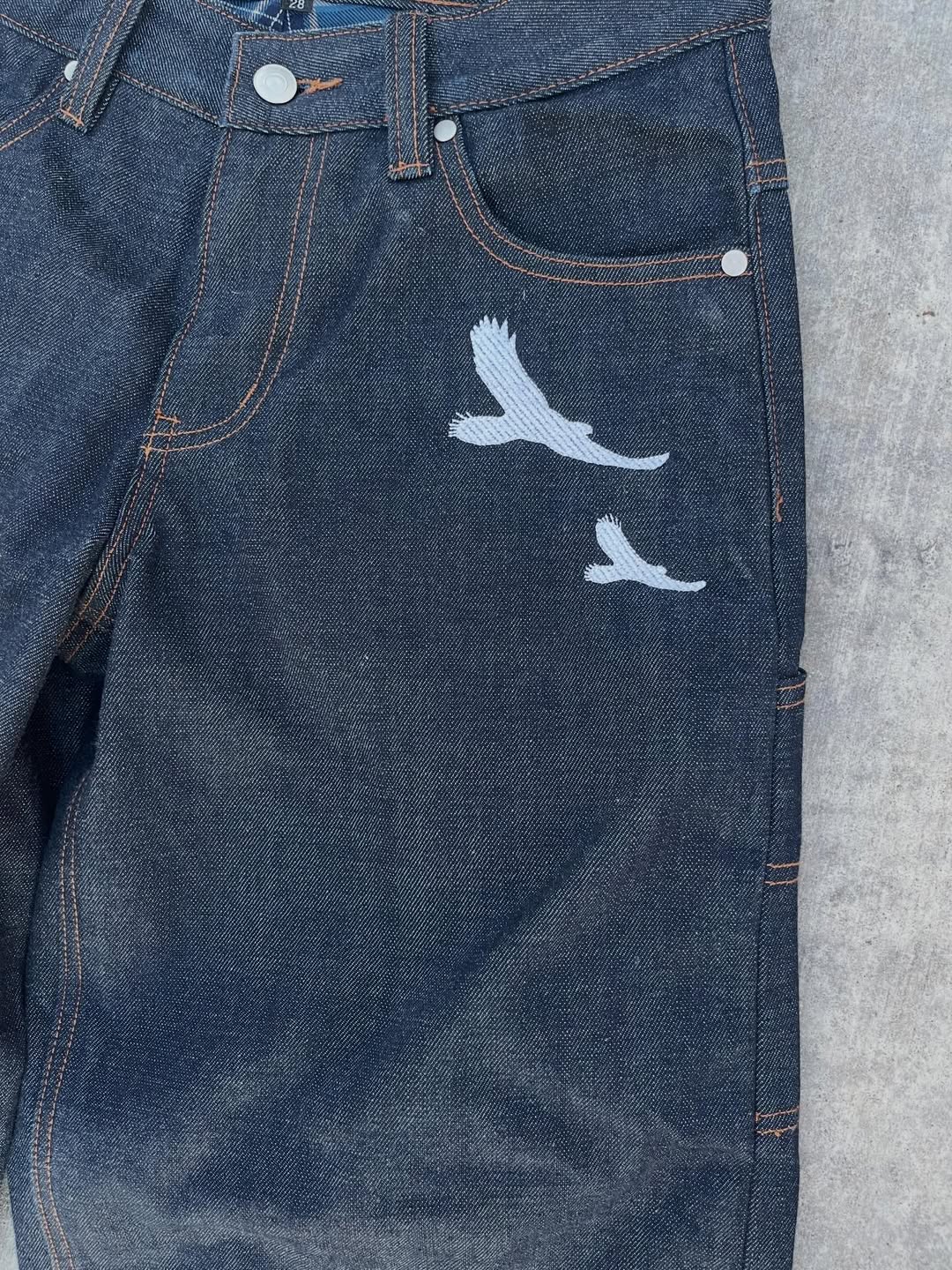 13OZ PLAID-LINED SELVEDGE DENIM