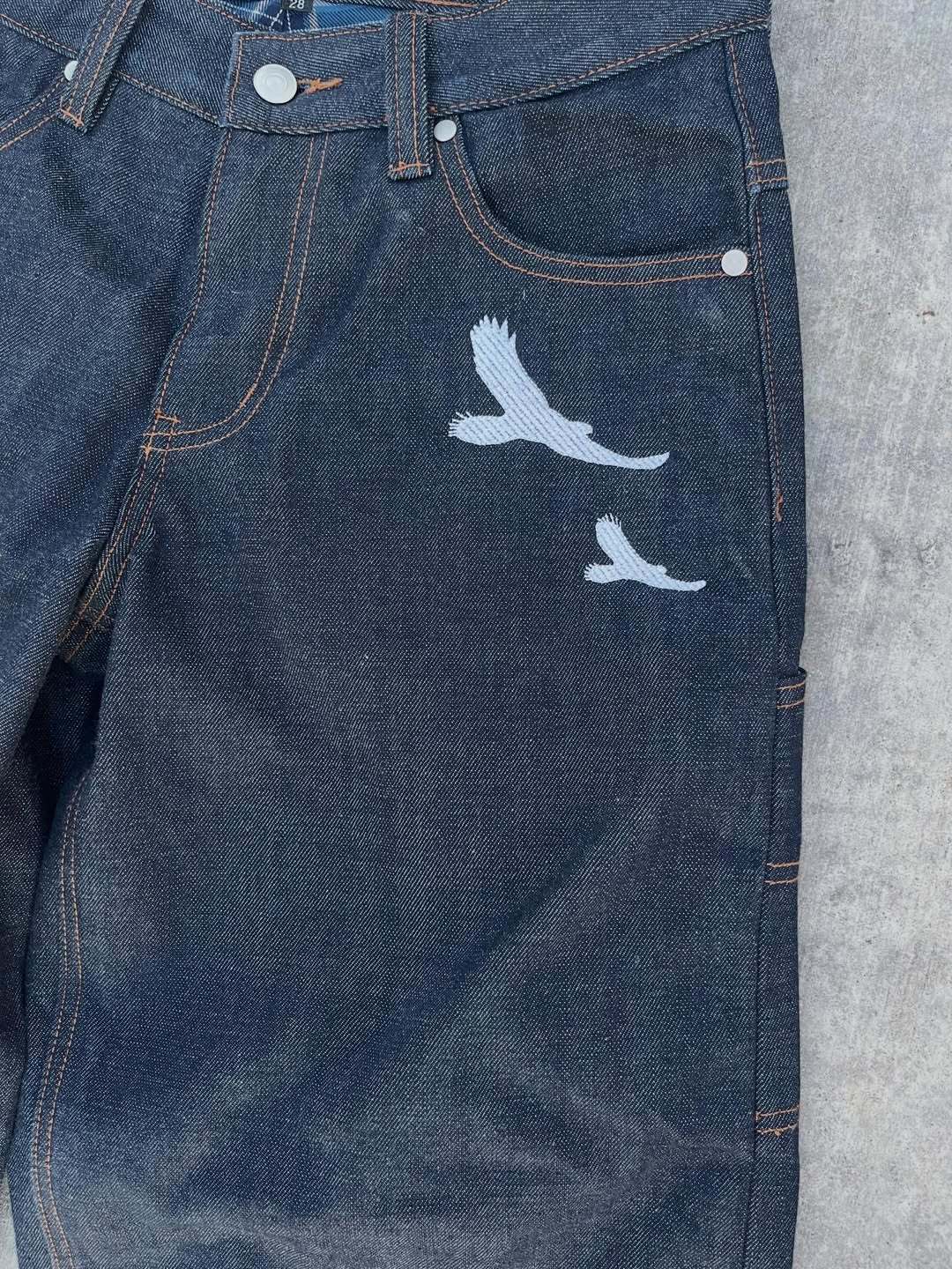 13OZ PLAID-LINED SELVEDGE DENIM