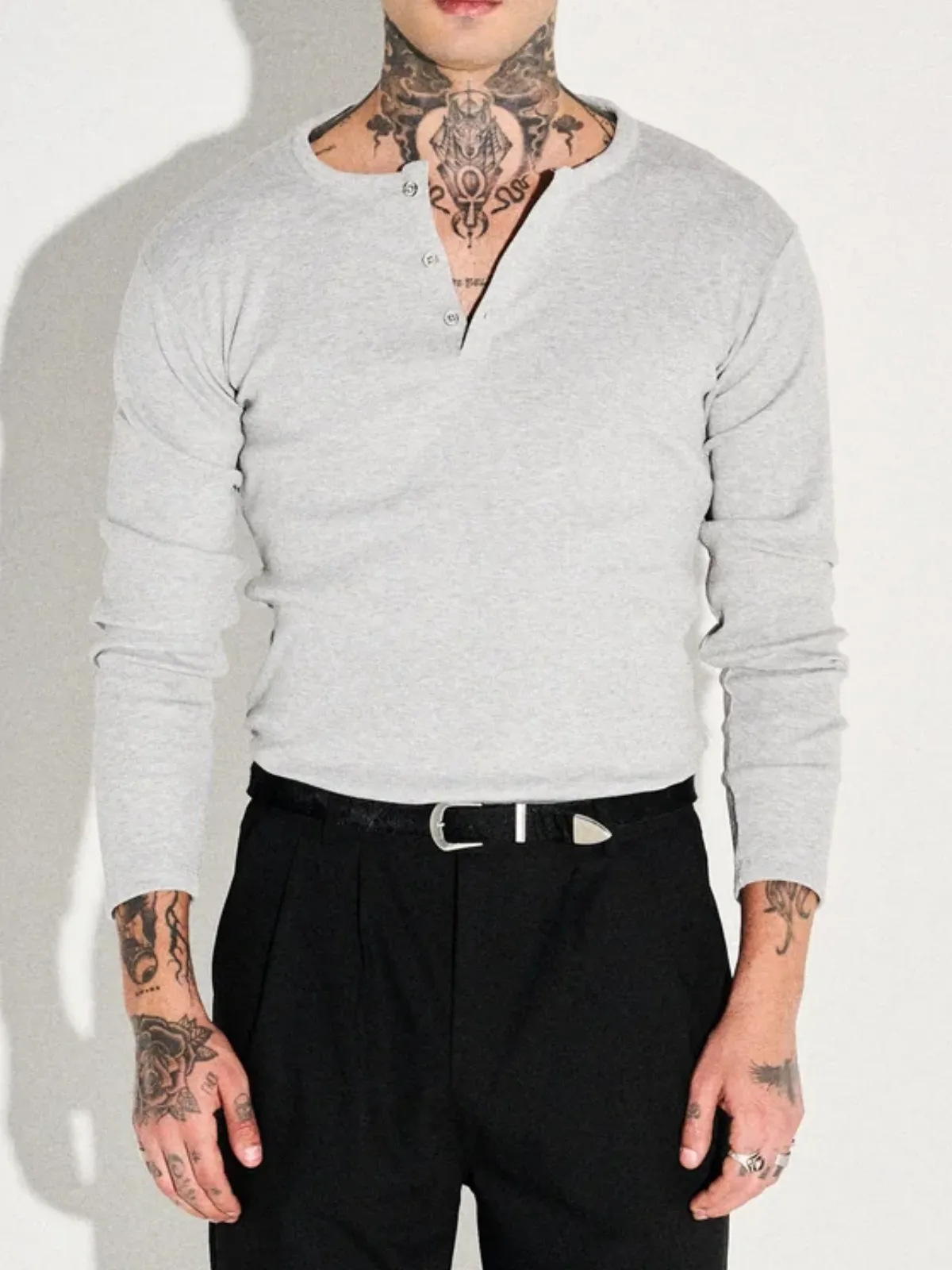 CLASSIC SLIM FIT HENLEY