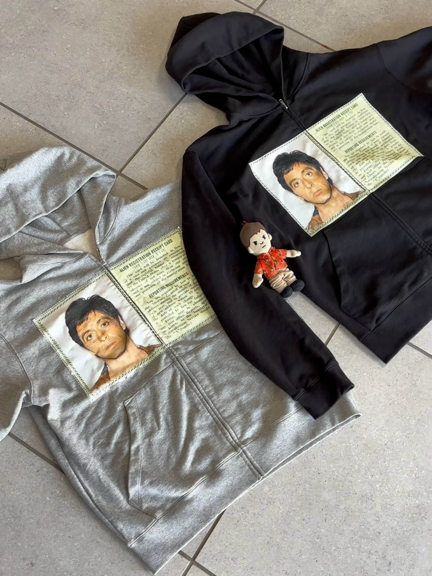 SCARFACE ID ZIP UP HODDIE