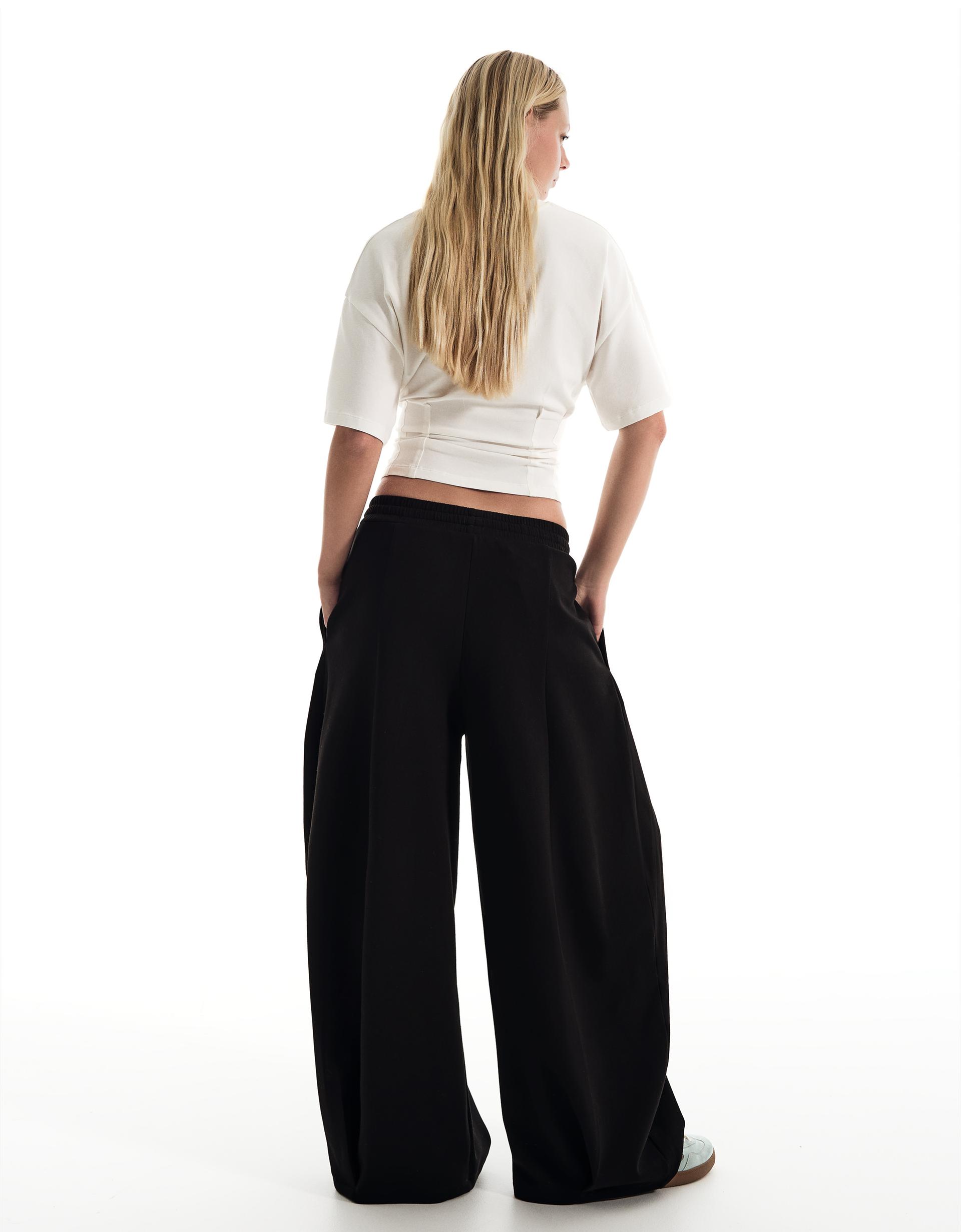 NEOPRENE WIDE TROUSERS