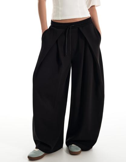 NEOPRENE WIDE TROUSERS